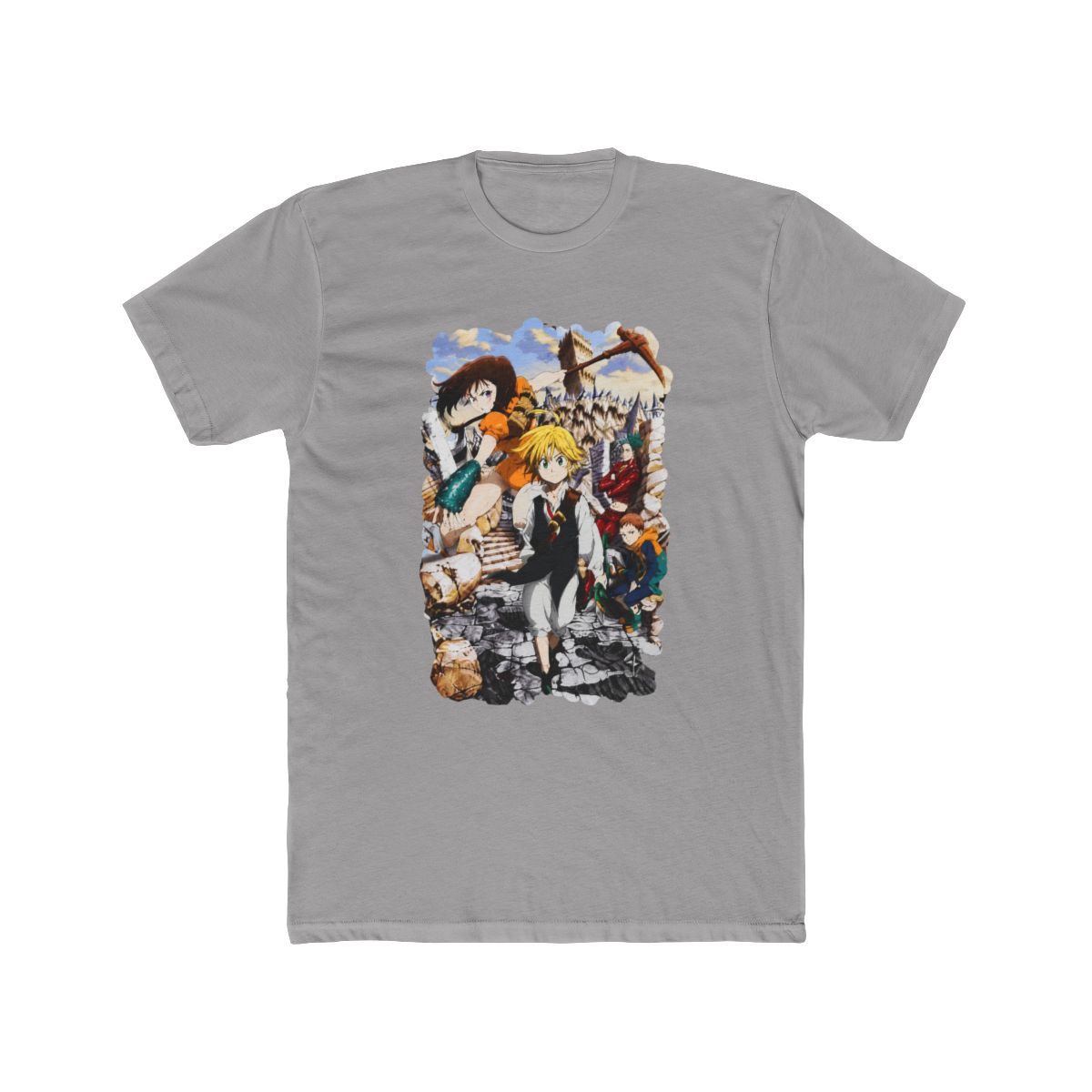 The Seven Deadly Sins Group Ruins T Shirt - Official T-Shirts merchandise