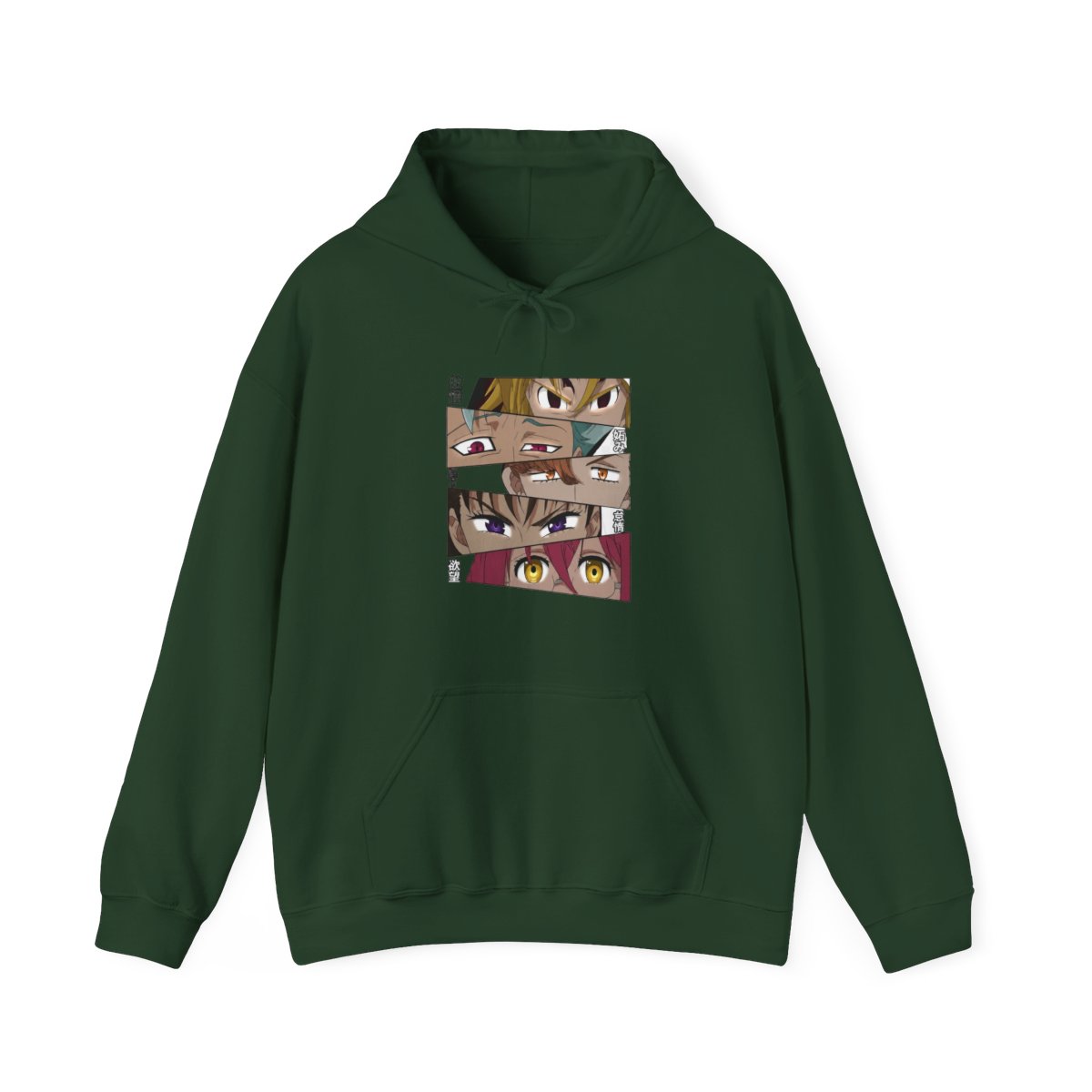 colanperd Anime The Seven Deadly Sins Hoodie Hoodie Streetwear Hip Hop Gift Black