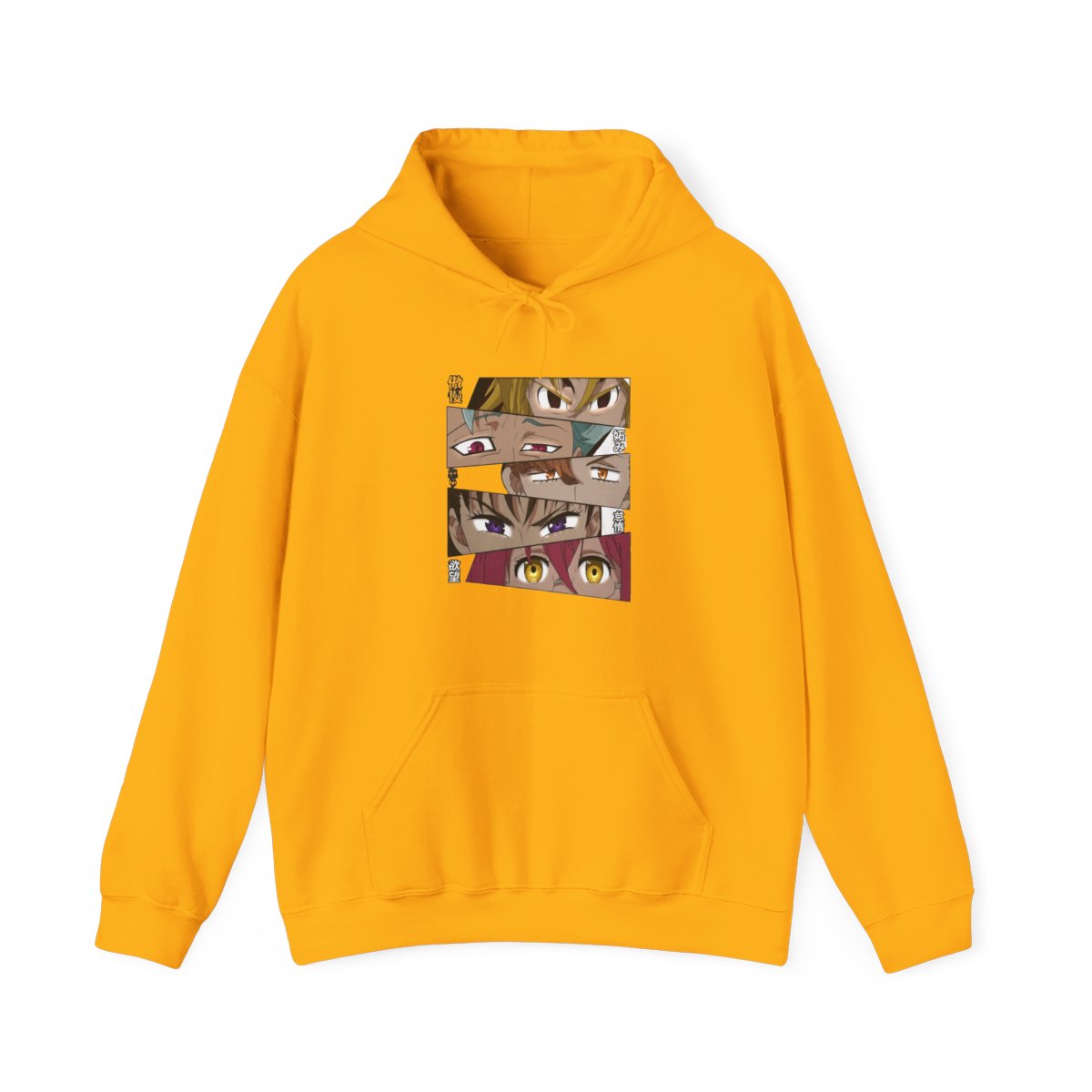 colanperd Anime The Seven Deadly Sins Hoodie Hoodie Streetwear Hip Hop Gift Black - alternate angle 2, merchandise