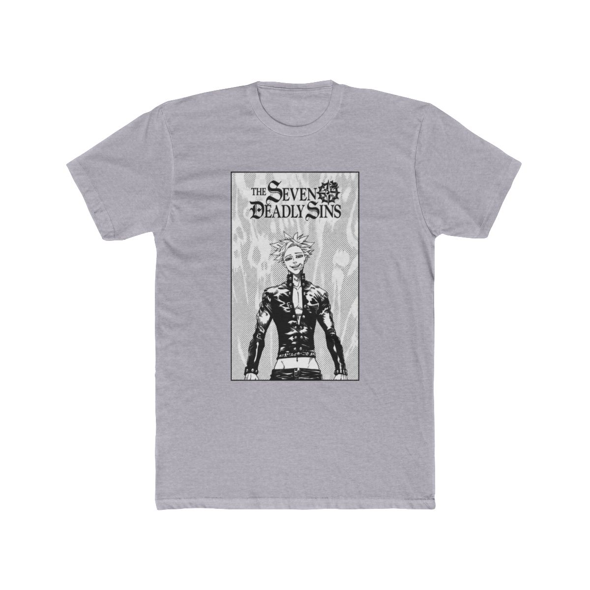 Seven Deadly Sins Ban Short Sleeve White T Shirt-Small | The Seven Deadly Sins