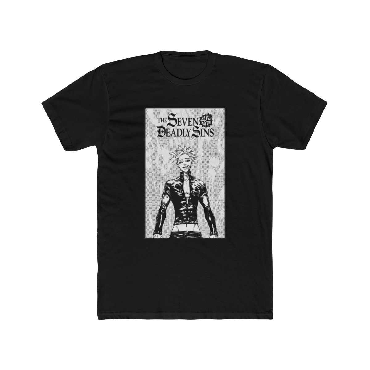 Seven Deadly Sins Ban Short Sleeve White T Shirt-Small | The Seven Deadly Sins - alternate angle 3, merchandise