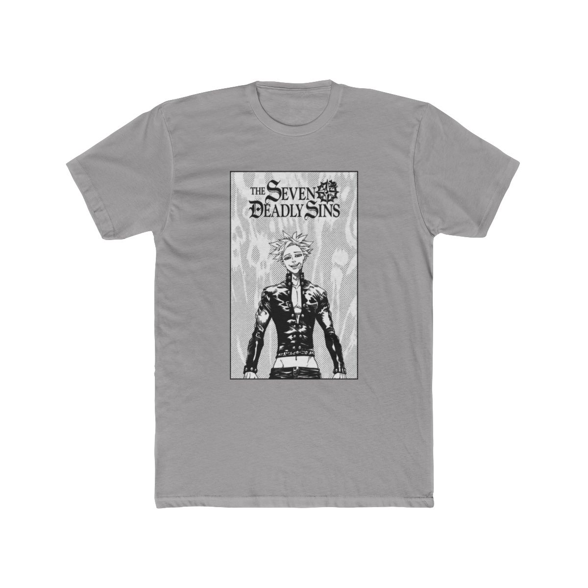 Seven Deadly Sins Ban Short Sleeve White T Shirt-Small | The Seven Deadly Sins - Official T-Shirts merchandise
