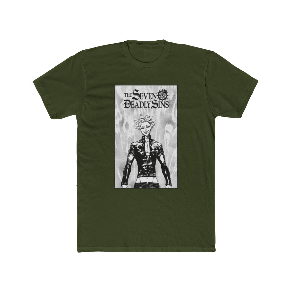 Seven Deadly Sins Ban Short Sleeve White T Shirt-Small | The Seven Deadly Sins - alternate angle 5, merchandise