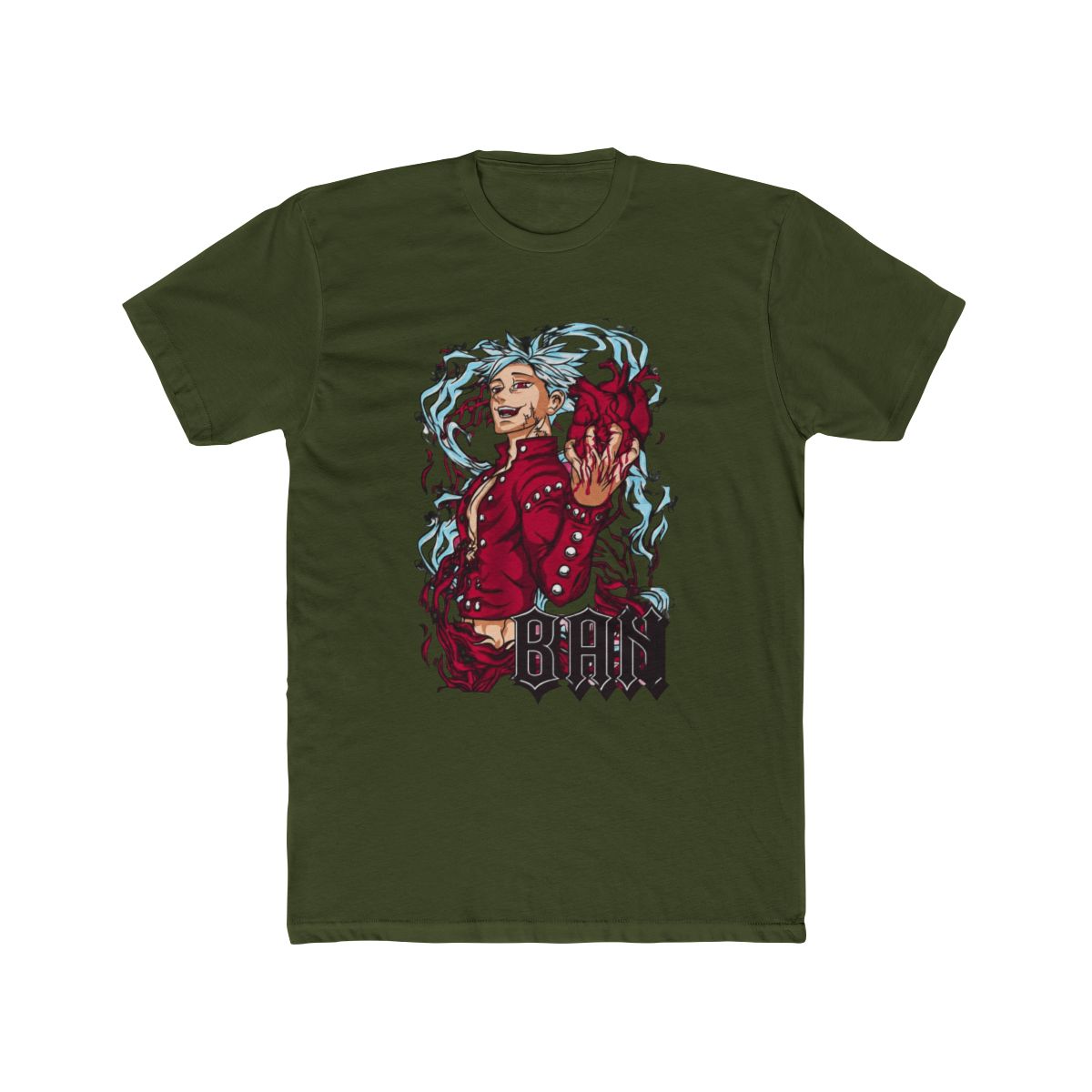 Ban Shirt, The Seven Deadly Sins Shirt, Anime Shirt, Vintage T Shirt - Artsholic - Fan Art Merch - alternate angle 5, merchandise