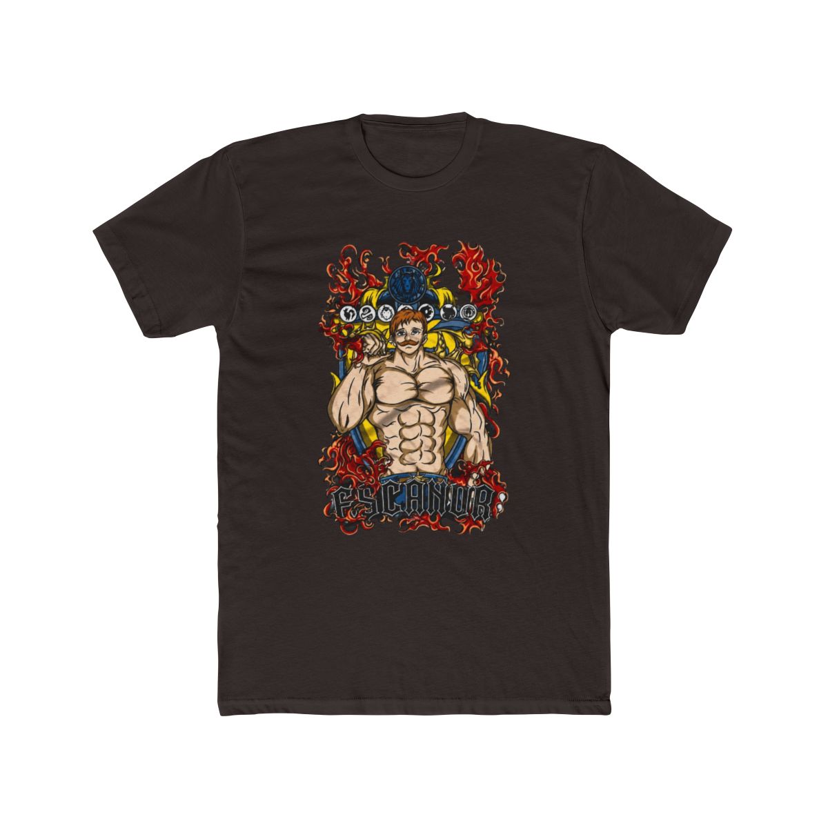 Escanor Shirt, Seven Deadly Sins Shirt, Anime Shirt, Graphic T Shirt - Artsholic - Fan Art Merch | The Seven Deadly Sins - alternate angle 2, merchandise
