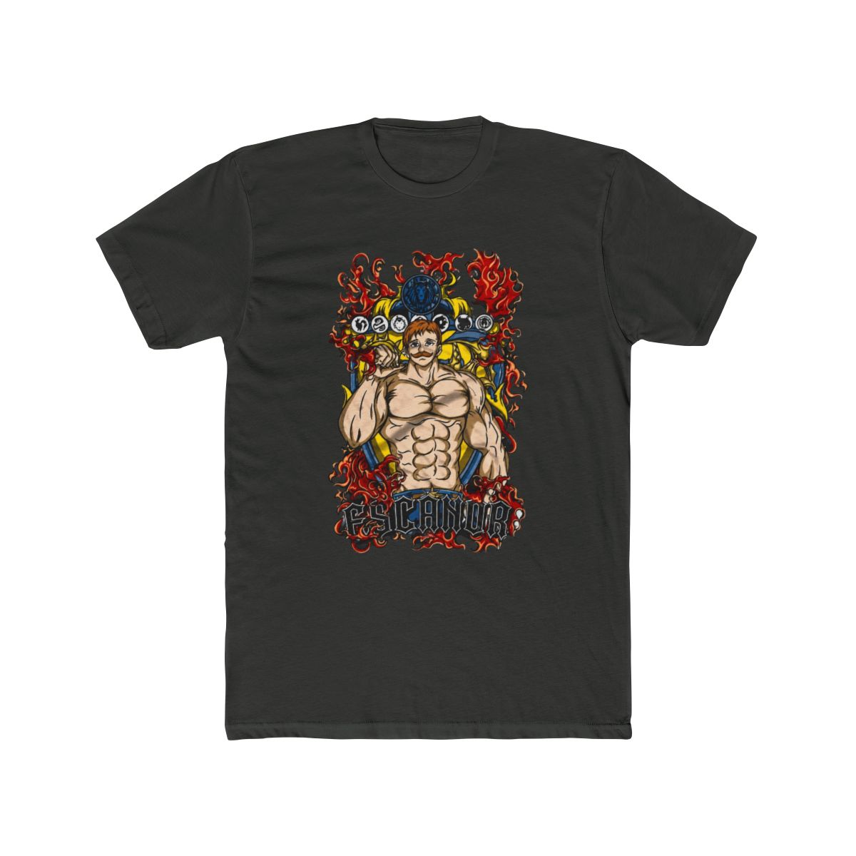 Escanor Shirt, Seven Deadly Sins Shirt, Anime Shirt, Graphic T Shirt - Artsholic - Fan Art Merch | The Seven Deadly Sins - alternate angle 5, merchandise