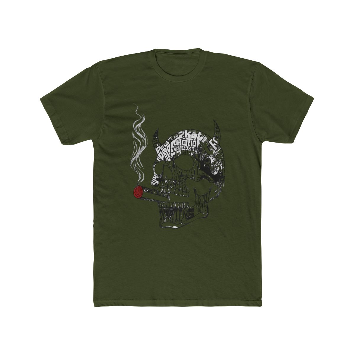 7 Deadly Sins Skull - s Word Art T Shirt | The Seven Deadly Sins - alternate angle 4, merchandise
